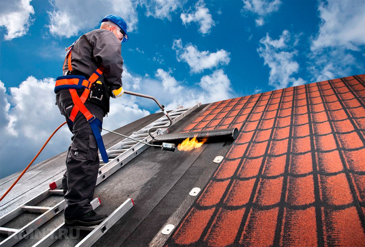 Как ремонтировать крышу из рубероида